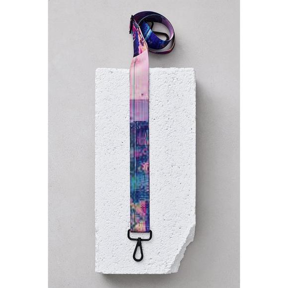 NEW AMPERSAND AS APOSTROPHE nylon strap in pink pixel glitch - Picture 1 of 5